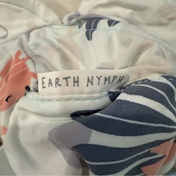 Earth Nymph Baby Oceanic Legionnaire Sun Hat Infant Size Adjustable Beach Summer - Picture 5 of 6